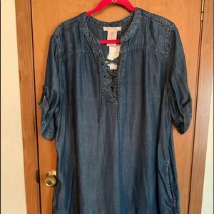 Ladies Denim Dress